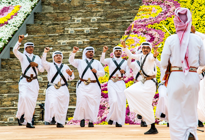 Majestic lineup of performers in the Saudi Ardah