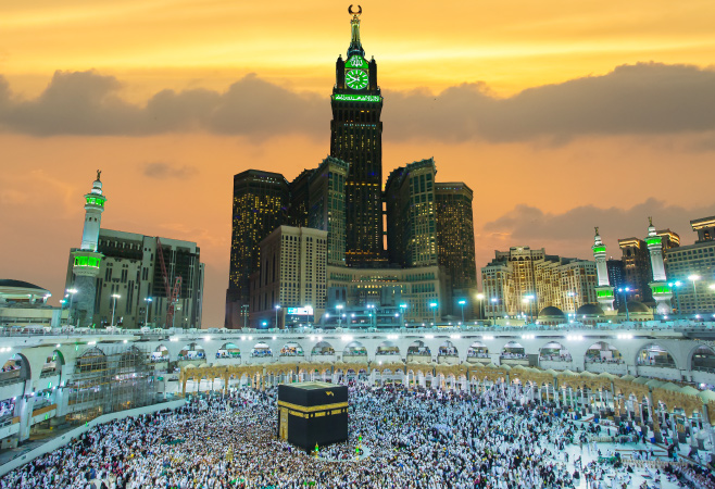The Haram Mosque in Mecca