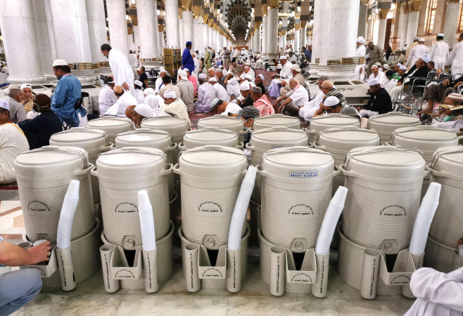 Zamzam stations serve millions of pilgrims each year with devotion Zamzam stations serve millions of pilgrims each year with devotion
